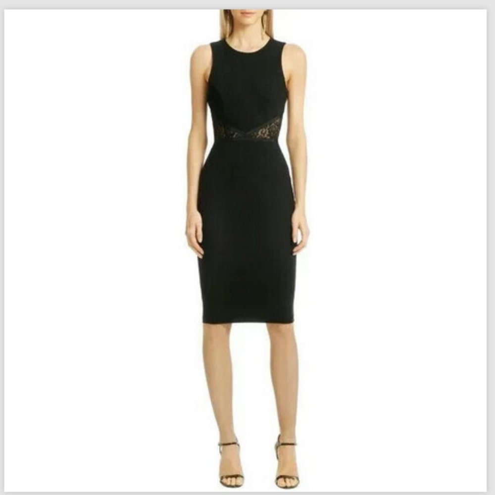 Nha Khanh Leave it to Lace Black Dress  Size 2